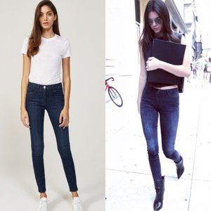 3x1 NYC Channel High Rise Skinny Blue Jeans | 28